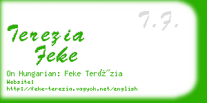 terezia feke business card